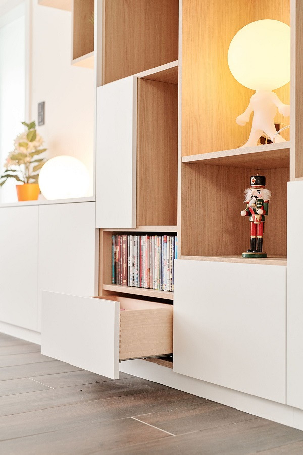 aménager meuble tv salon sur mesure