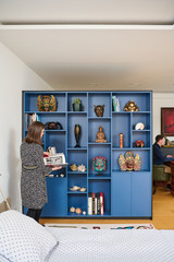 armoire sur mesure bleue Camber