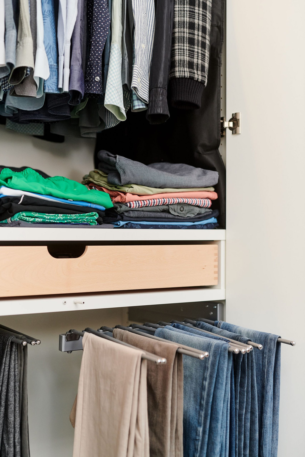 inrichten meneer dressing kast op maat