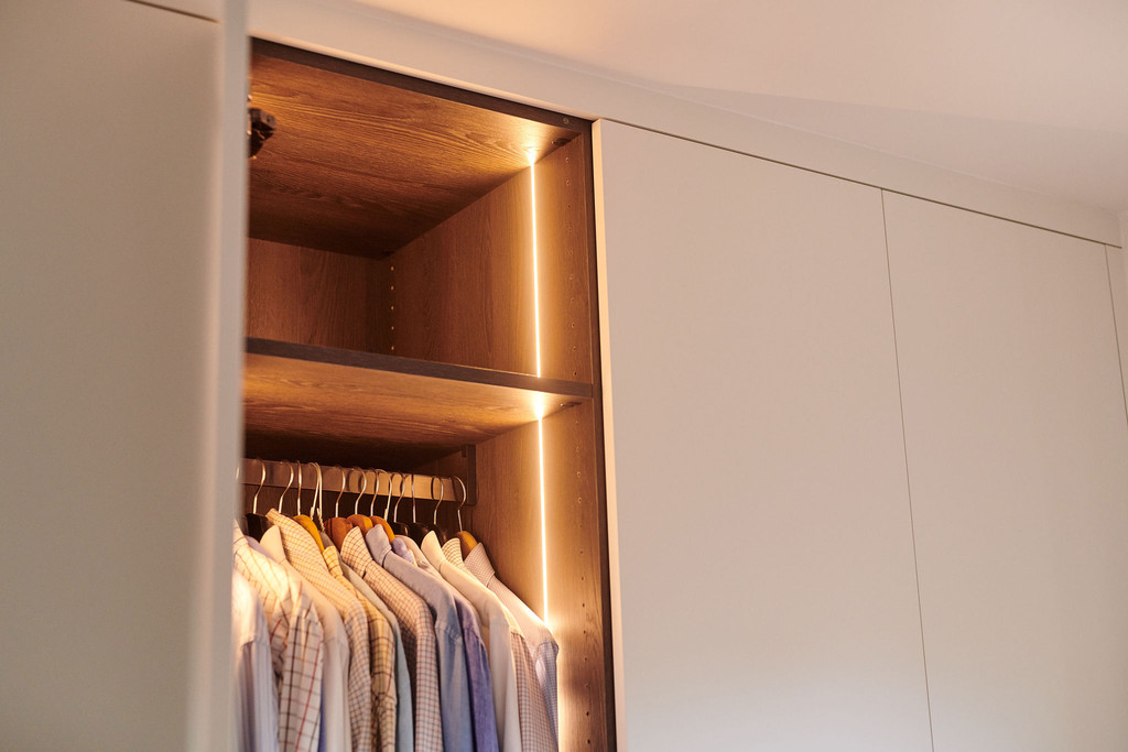 inrichten dressing kast op maat led