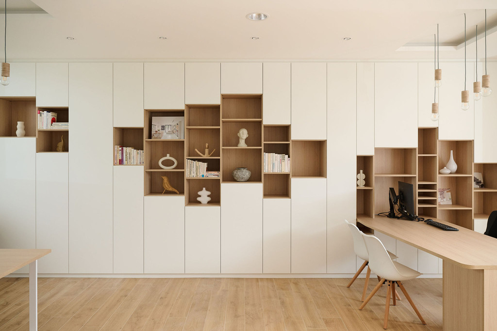 bibliotheque sur mesure avec nis