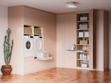 Buanderie pratique et esthétique sur mesure