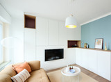 meuble salon avec niches intégrées sur mesure