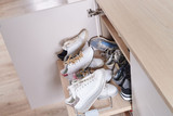 rangement chaussure placard sur mesure camber
