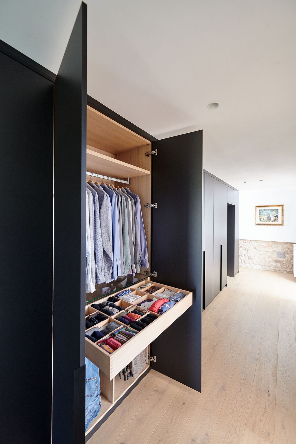 grand dressing sur mesure couloir