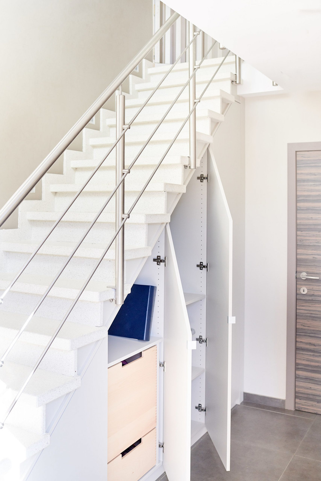 Vestiaire halkast maatkasten inrichten op maat