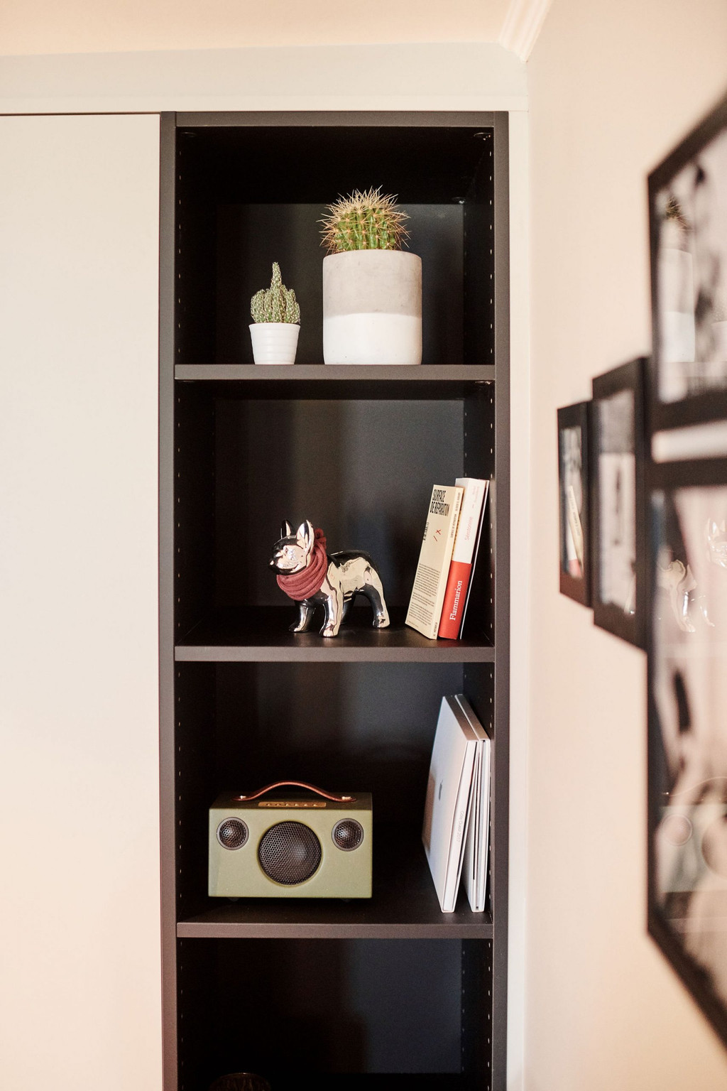 aménager meuble tv blanc salon sur mesure