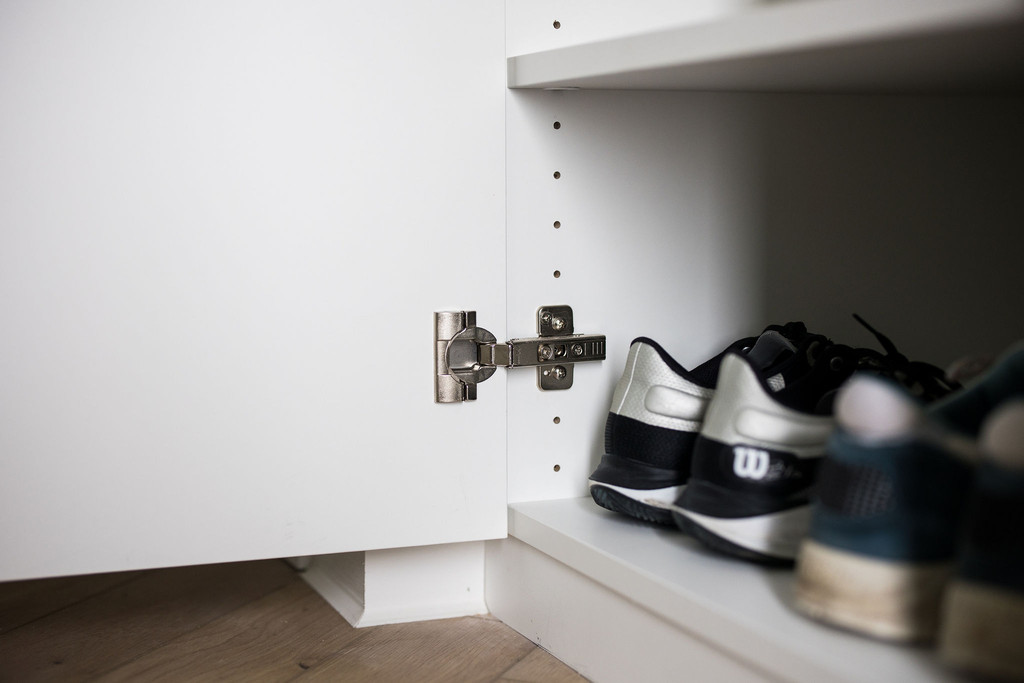 Vestiaire sur mesure avec espace pour chaussures