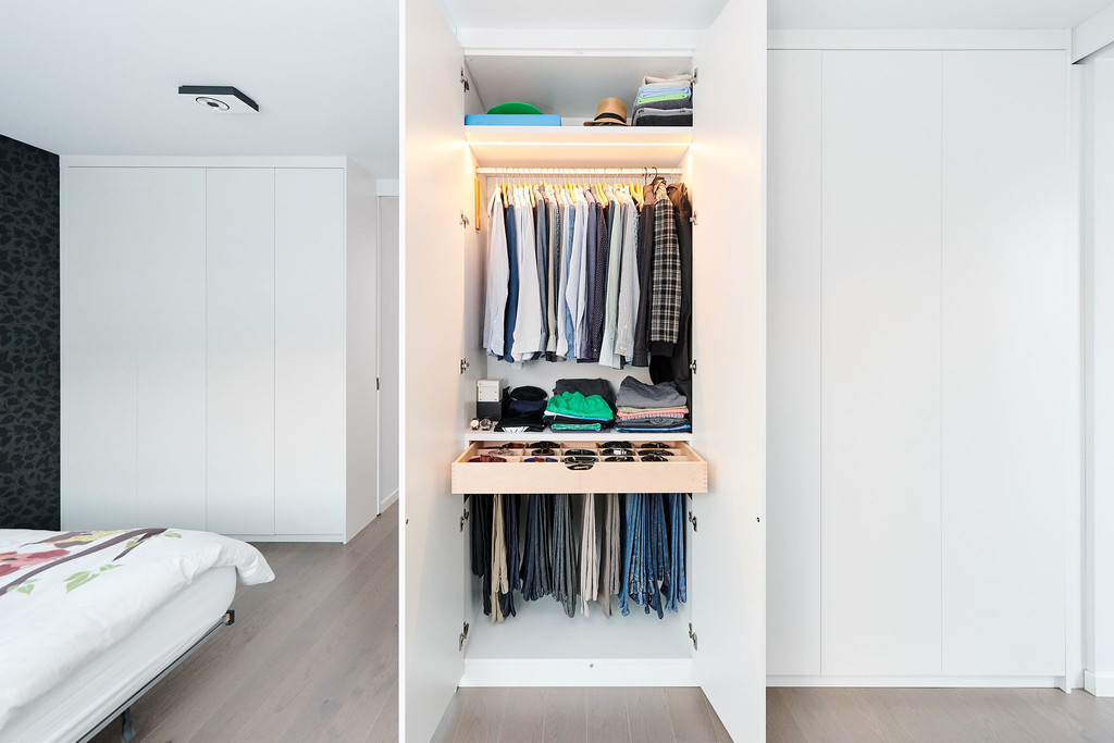 inrichten dressing kast op maat