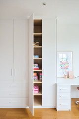 chambre d'enfant rose dressing sur mesure Camber