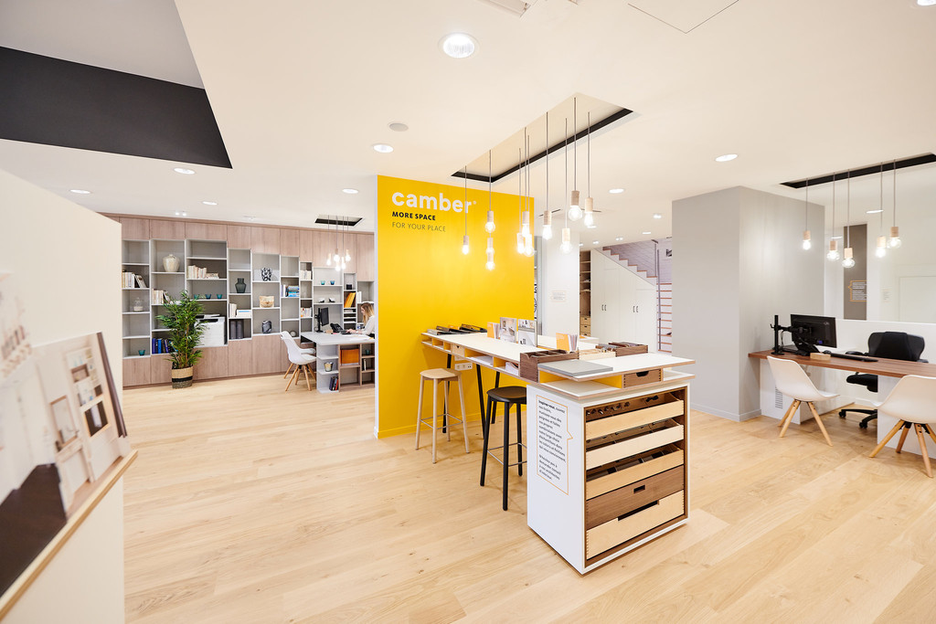 Interieur van de Showroom in Marche-en-Famenne