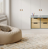 rangements intégrés sur mesure style scandinave
