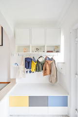 Vestiaire halkast inrichten op maat