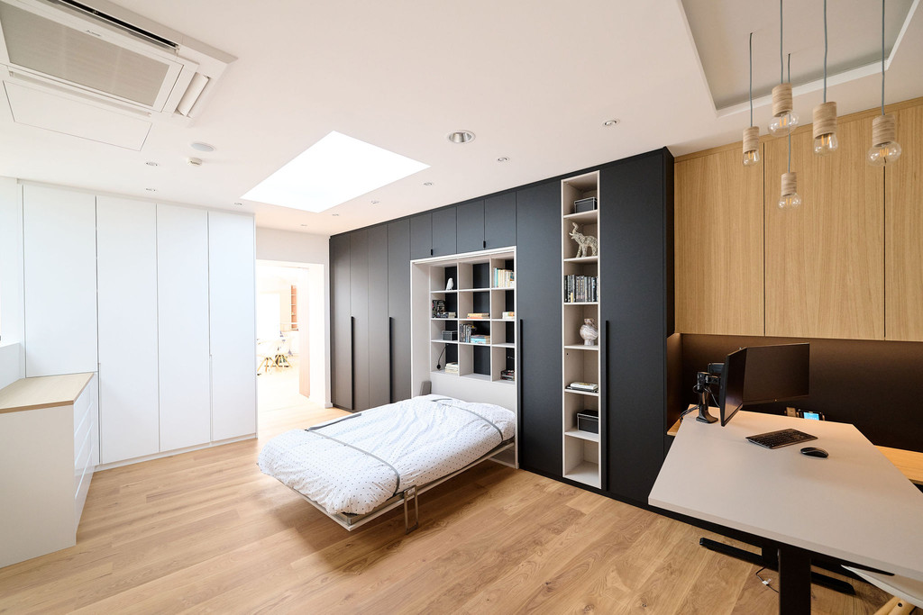 Studio compact avec lit escamotable pratique
