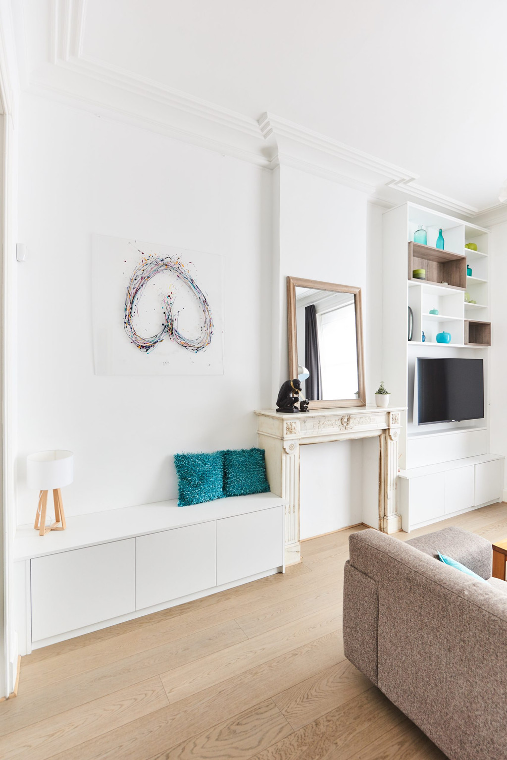 salon meuble TV placard sur mesure