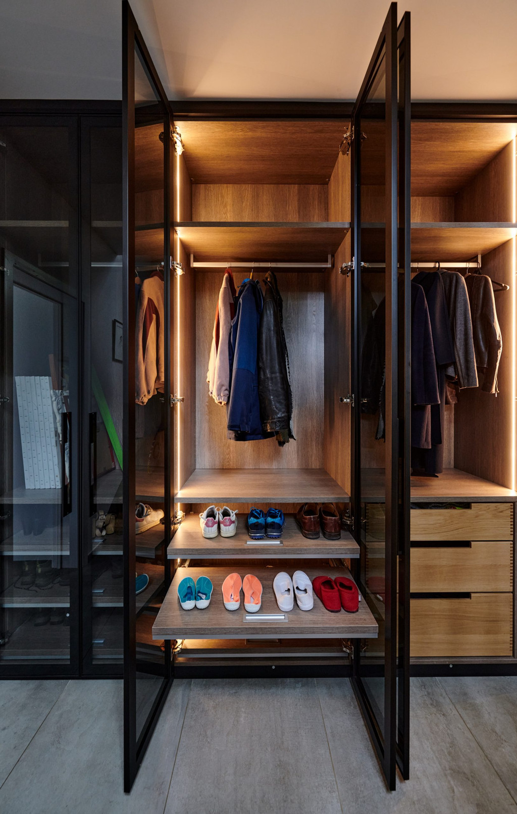 Vestiaire sur mesure led