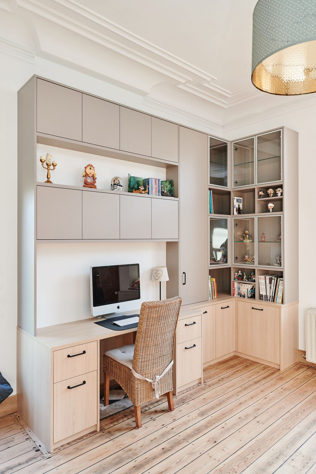 bureau encastré sur mesure