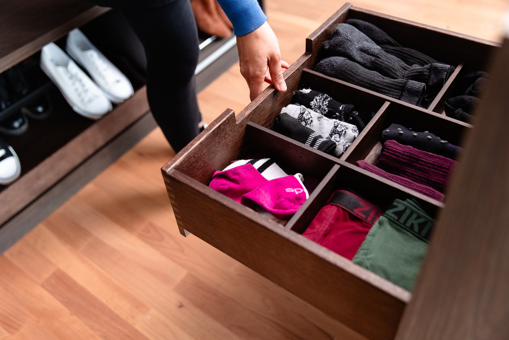 Home Organizing tip eenzame sokken opruimen