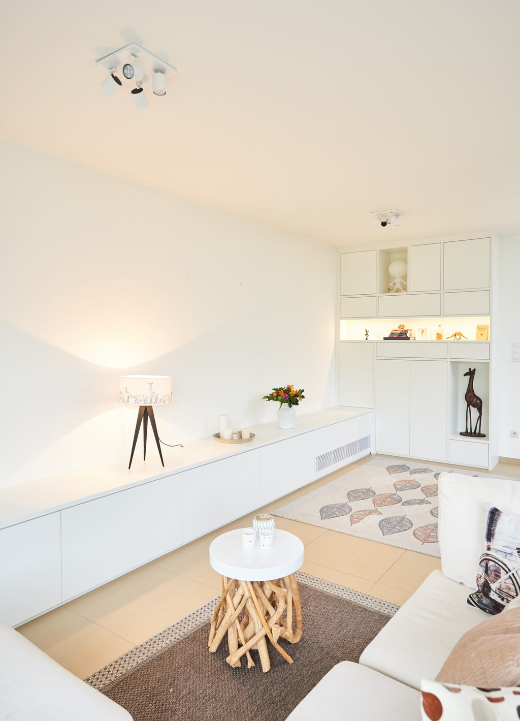 meuble salon blanc