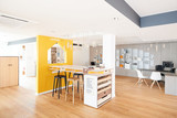 Interieur van de showroom in Rocourt