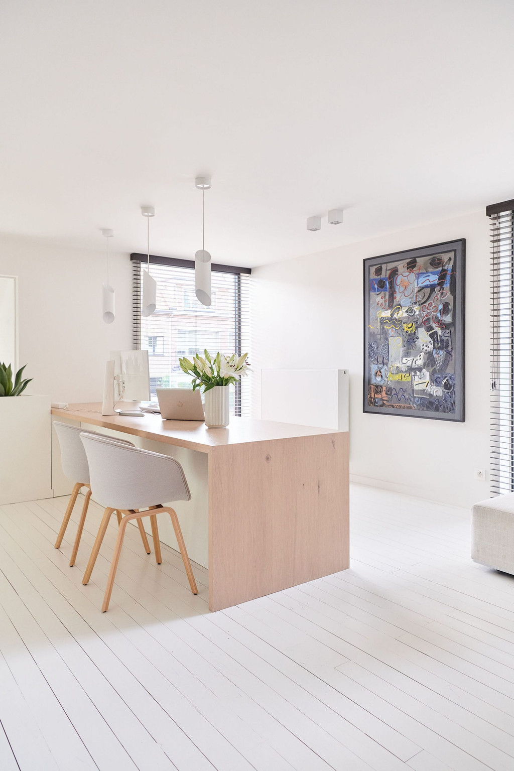 Grand bureau sur mesure