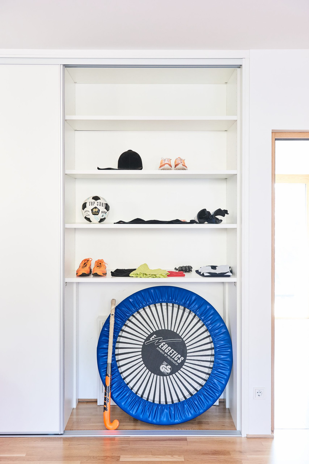 Speciale opbergkasten fitnessruimte meubels op maat