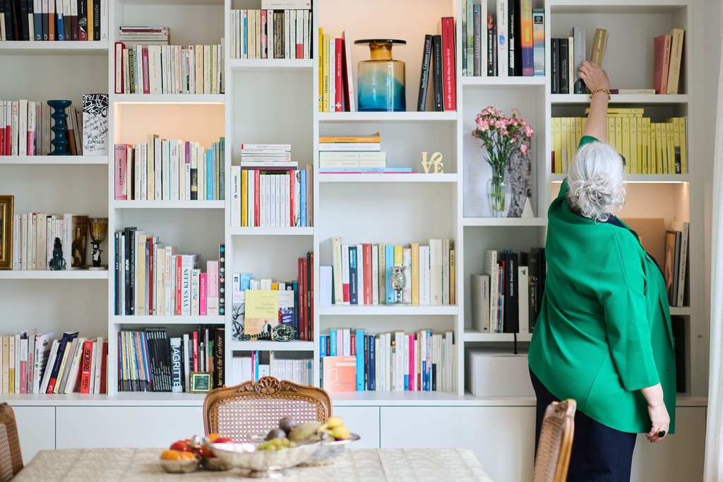 Een boekenkast op maat voor Brigitte